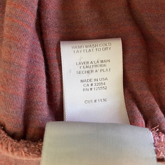 Anthropologie DOLAN Left Coast Charla Off Shoulder Top Size Large - Picture 7 of 7